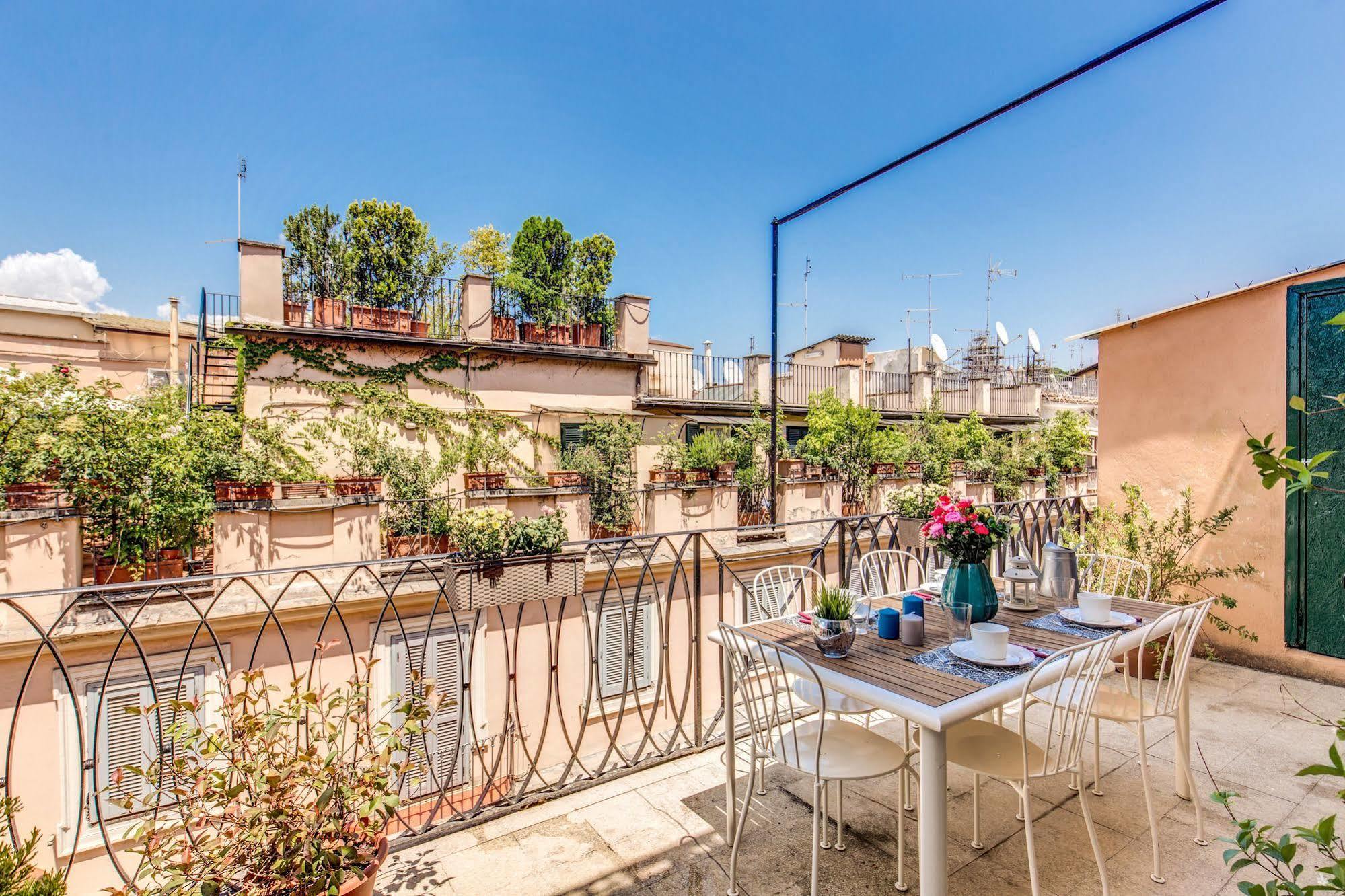 Aweshomeitaly - Spagna Glamour Life Penthouse Řím Exteriér fotografie